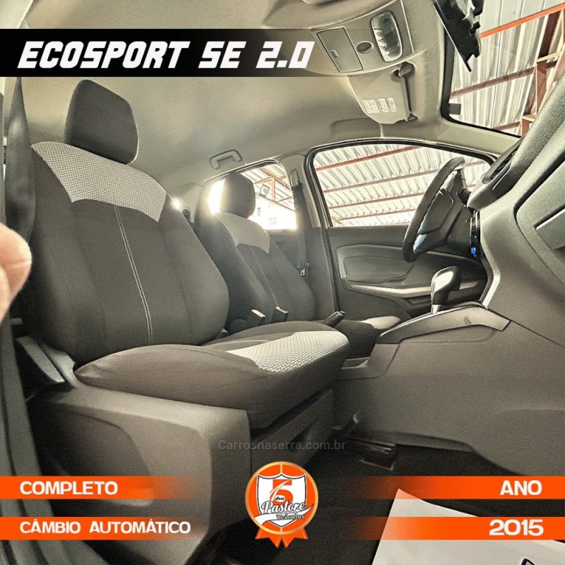 ECOSPORT 2.0 SE 16V FLEX 4P AUTOMÁTICO - 2015 - VACARIA