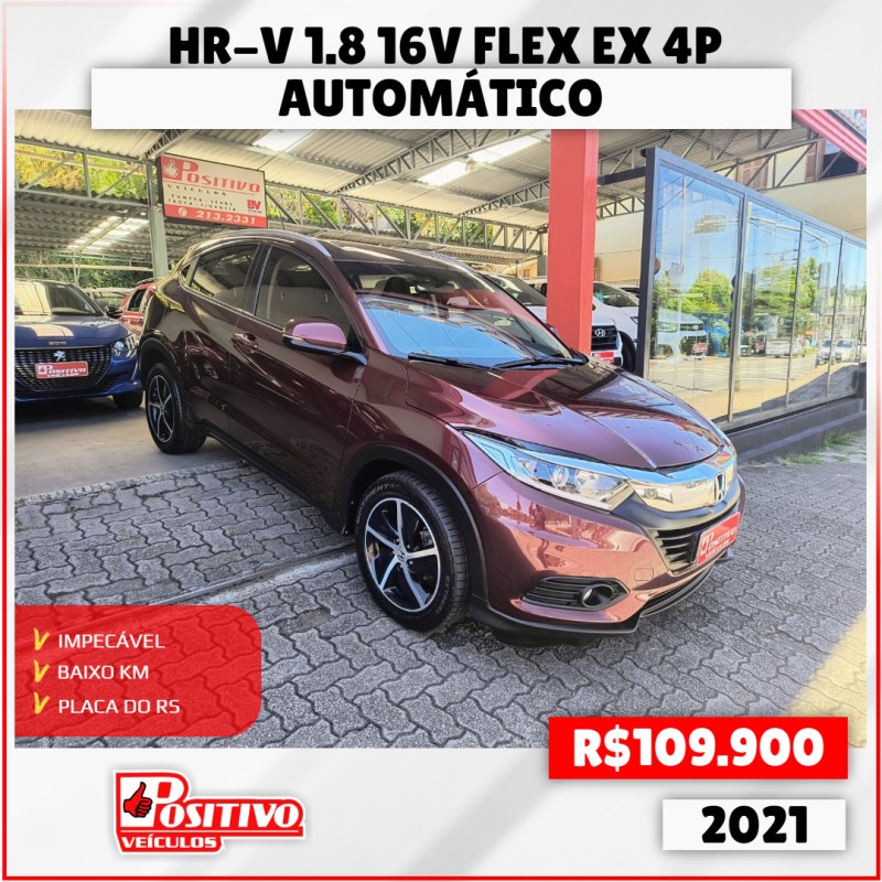 hr v 1.8 16v flex ex 4p automatico 2021 caxias do sul