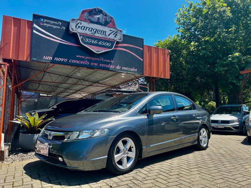 CIVIC 1.8 LXS 16V FLEX 4P AUTOMÁTICO - 2008 - TRêS COROAS