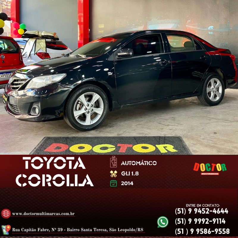 corolla 1.8 gli 16v flex 4p automatico 2014 sao leopoldo