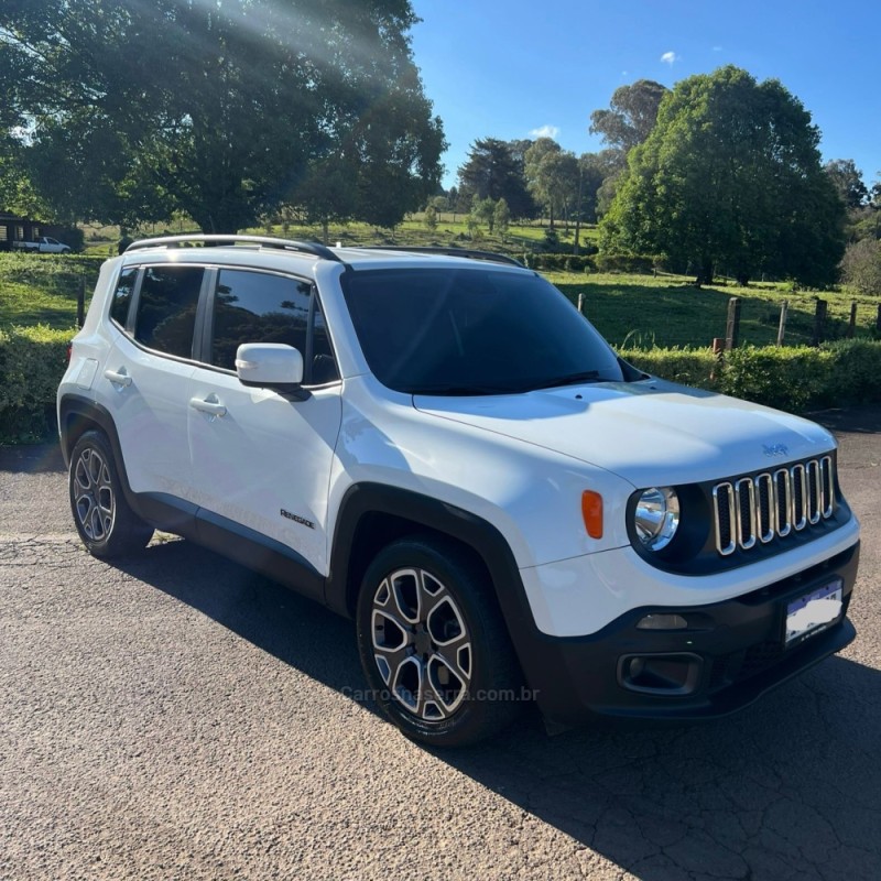 renegade 1.8 16v flex longitude 4p automatico 2016 nova prata