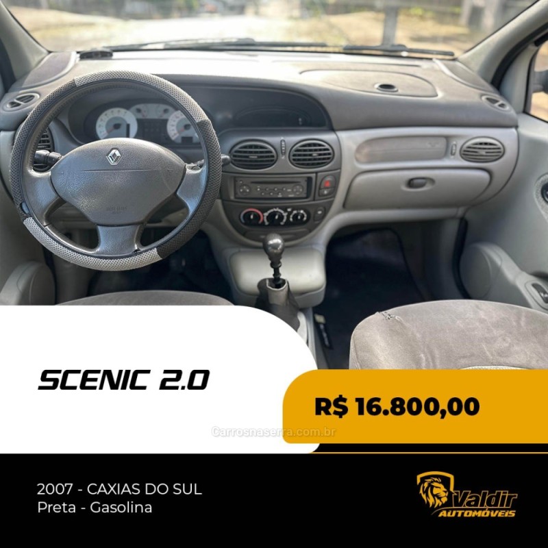 SCÉNIC 2.0 PRIVILÉGE 16V GASOLINA 4P MANUAL - 2007 - CAXIAS DO SUL