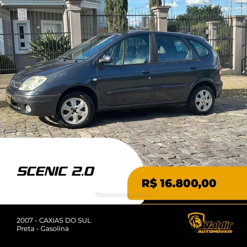 SCÉNIC 2.0 PRIVILÉGE 16V GASOLINA 4P MANUAL - 2007 - CAXIAS DO SUL