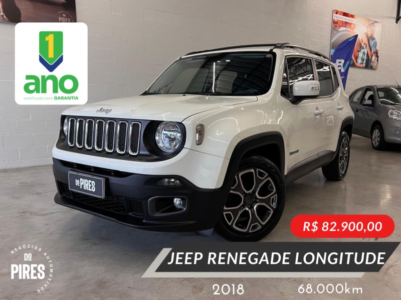 renegade 1.8 16v flex longitude 4p automatico 2018 caxias do sul