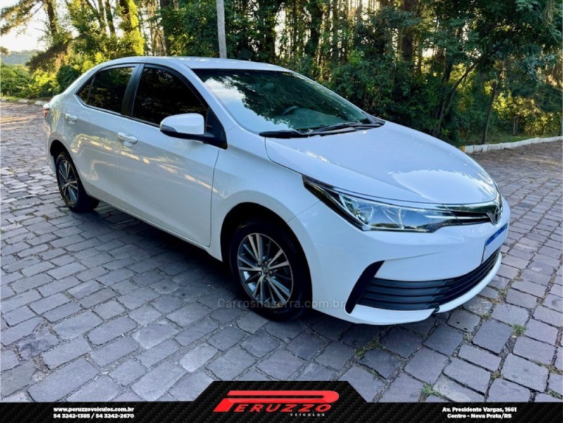 COROLLA 1.8 GLI 16V FLEX 4P AUTOMÁTICO - 2018 - NOVA PRATA