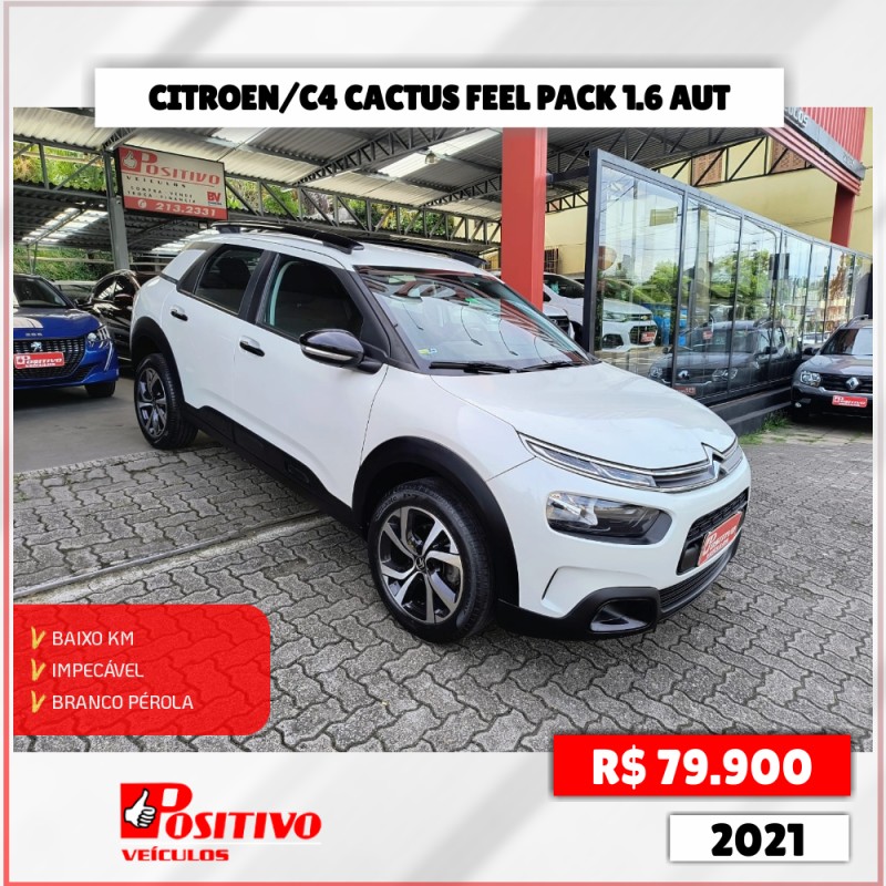 c4 cactus 1.6 vti feel pack flex 4p automatico 2021 caxias do sul