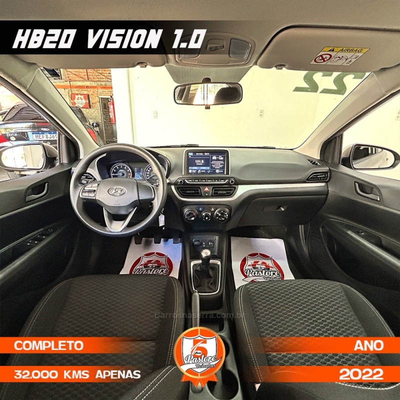 HB20 1.0 VISION 12V FLEX 4P MANUAL - 2022 - VACARIA