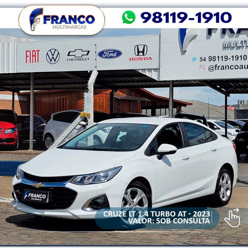 cruze 1.4 turbo lt 16v flex 4p automatico 2023 vacaria