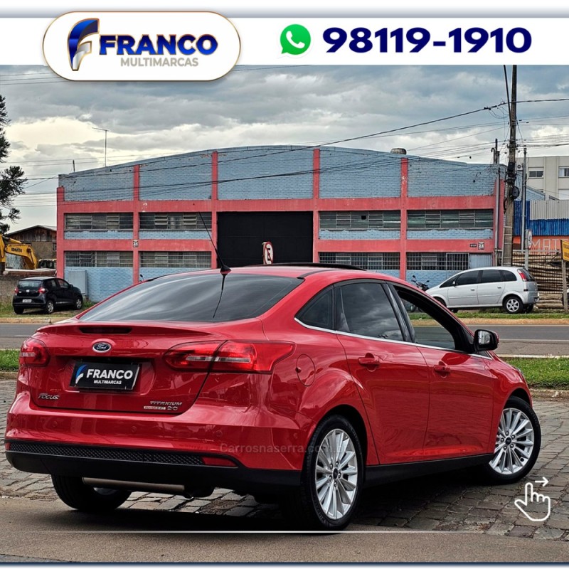 FOCUS 2.0 TITANIUM SEDAN 16V FLEX 4P AUTOMÁTICO - 2016 - VACARIA