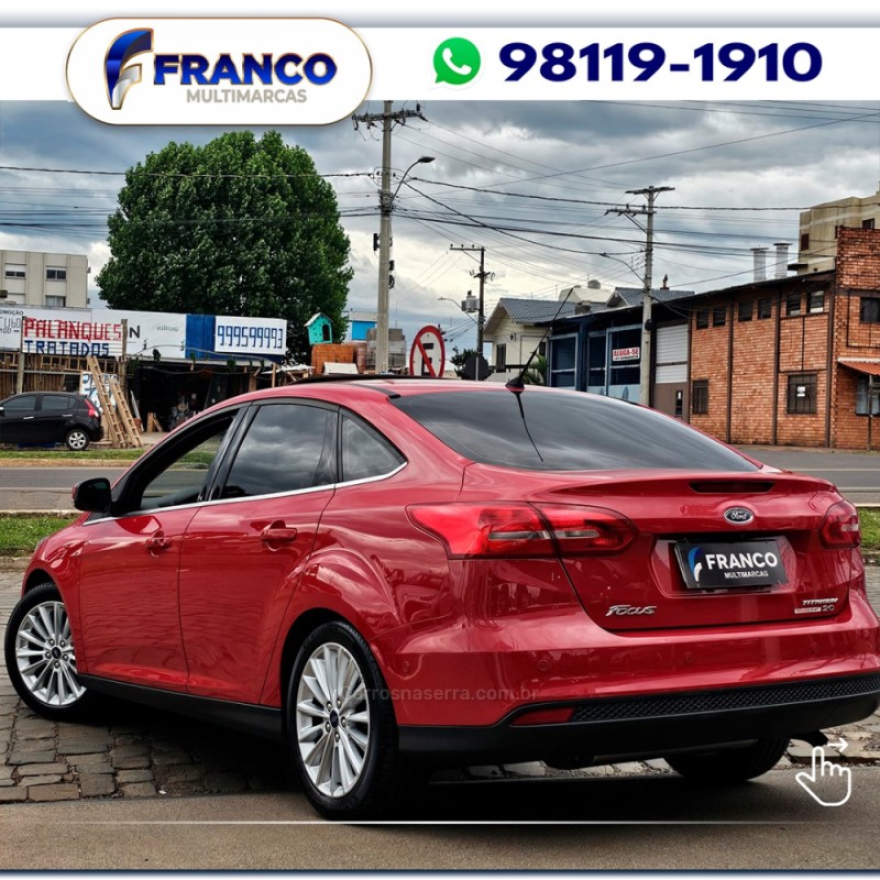 FOCUS 2.0 TITANIUM SEDAN 16V FLEX 4P AUTOMÁTICO - 2016 - VACARIA