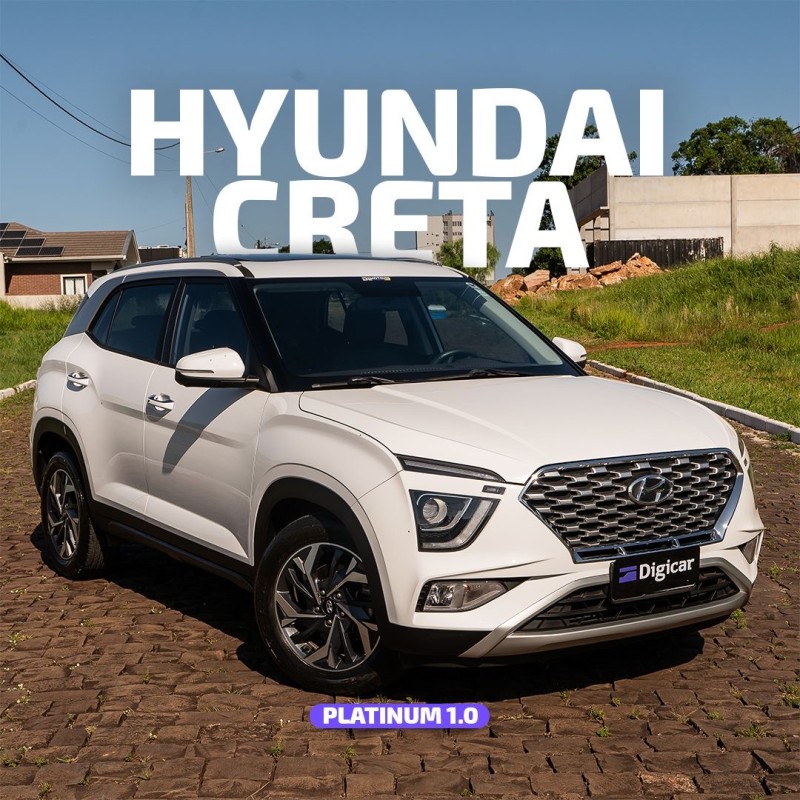 creta 1.0 platinum turbo 12v flex 4p automatico 2022 lajeado