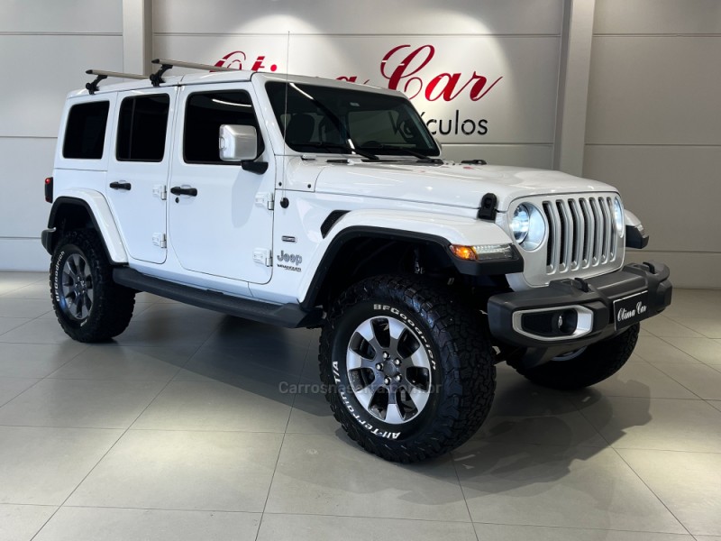 WRANGLER 2.0 TURBO UNLIMITED SAHARA 4X4 GASOLINA 4P AUTOMÁTICO - 2019 - FLORES DA CUNHA