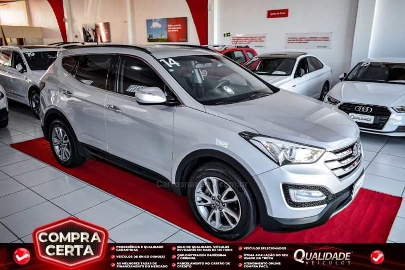 santa fe 3.3 mpfi 4x4 v6 270cv gasolina 4p automatico 2014 santa cruz do sul