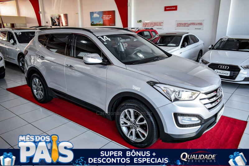 santa fe 3.3 mpfi 4x4 v6 270cv gasolina 4p automatico 2014 santa cruz do sul