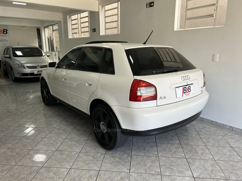 A3 1.8 20V 150CV TURBO GASOLINA 4P AUTOMÁTICO - 2002 - NOVA PRATA