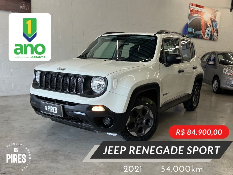 renegade 1.8 16v flex sport 4p automatico 2021 caxias do sul