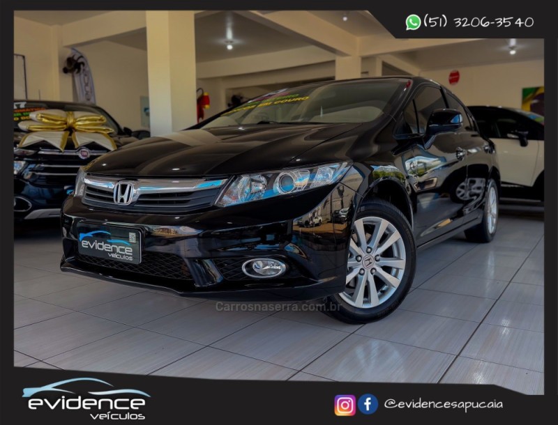 CIVIC 1.8 LXS 16V FLEX 4P MANUAL - 2013 - SAPUCAIA DO SUL