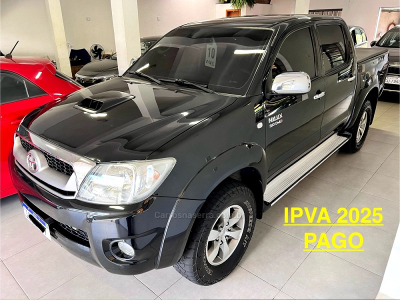 hilux 3.0 srv 4x4 cd 16v turbo intercooler diesel 4p manual 2010 carlos barbosa