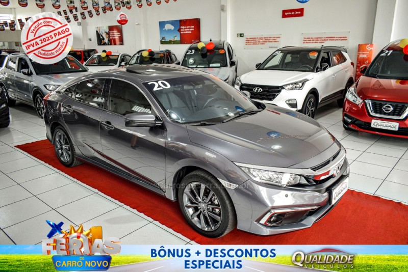 civic 1.5 16v touring turbo gasolina 4p automatico 2020 santa cruz do sul