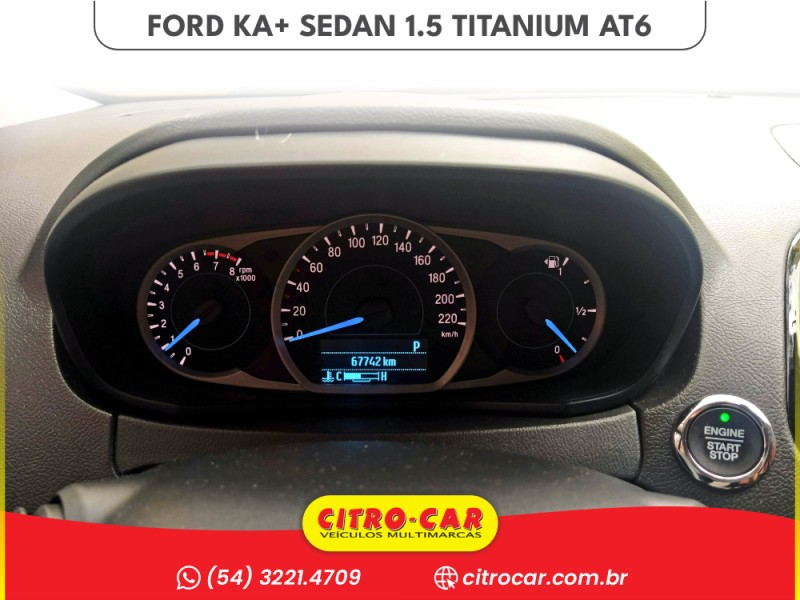 KA + 1.5 SEDAN TITANIUM 12 FLEX 4P AUTOMÁTICO - 2019 - CAXIAS DO SUL