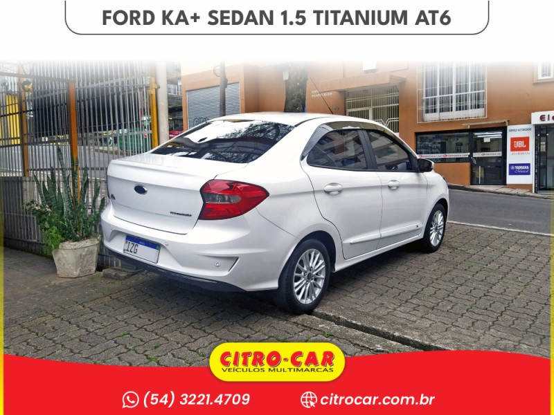 KA + 1.5 SEDAN TITANIUM 12 FLEX 4P AUTOMÁTICO - 2019 - CAXIAS DO SUL