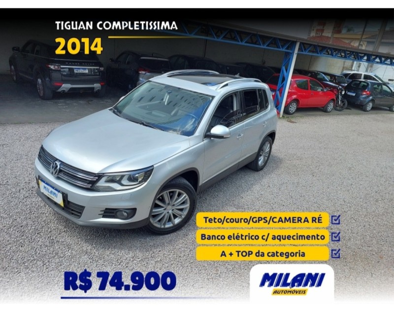 tiguan 2.0 tsi 16v turbo gasolina 4p tiptronic 2014 bento goncalves