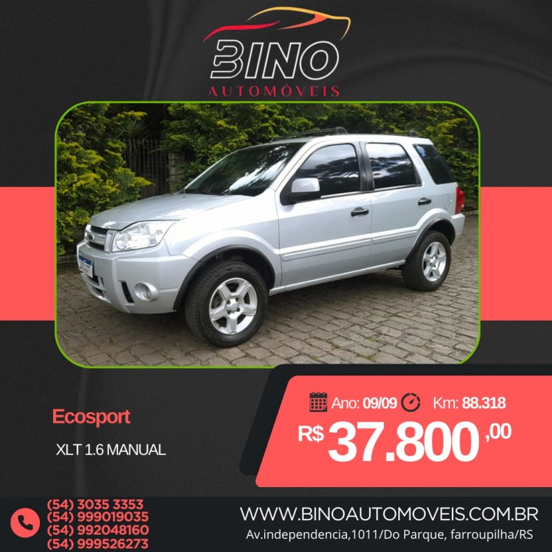 ECOSPORT 1.6 XLT 8V FLEX 4P MANUAL