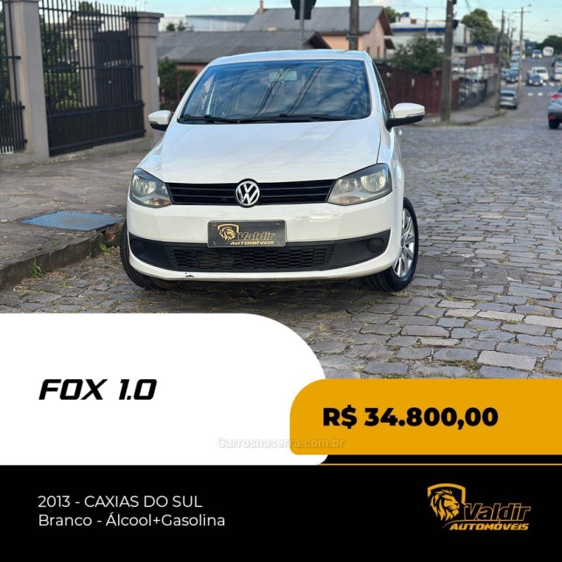 fox 1.0 mi city 8v flex 4p manual 2013 caxias do sul