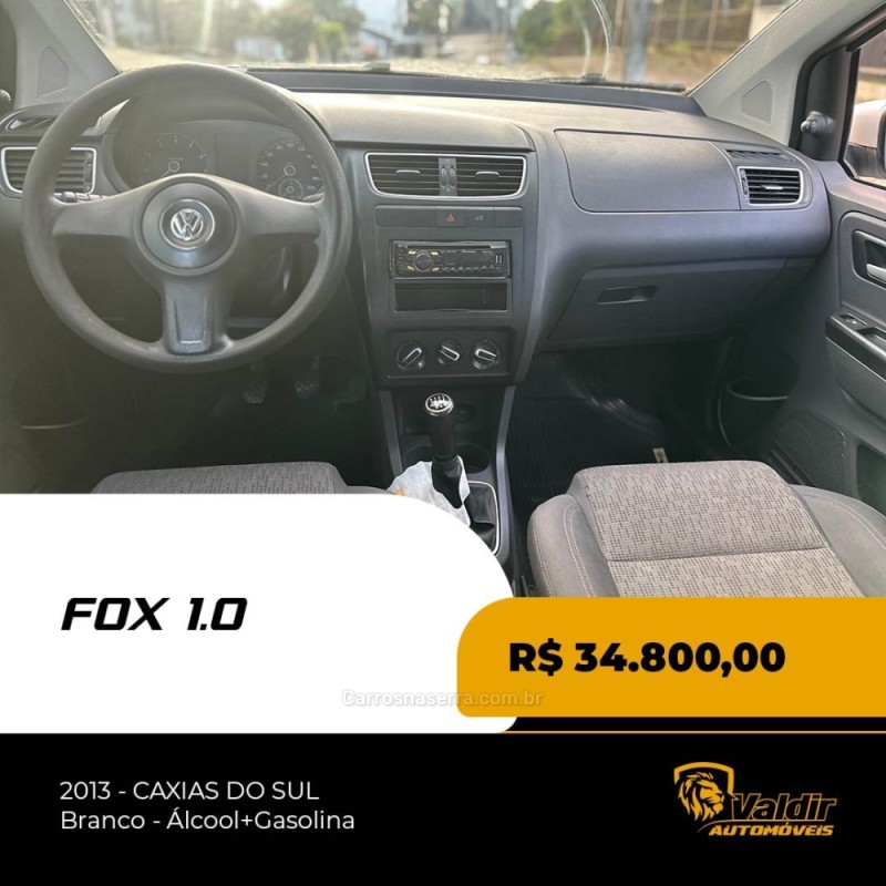 FOX 1.0 MI CITY 8V FLEX 4P MANUAL - 2013 - CAXIAS DO SUL