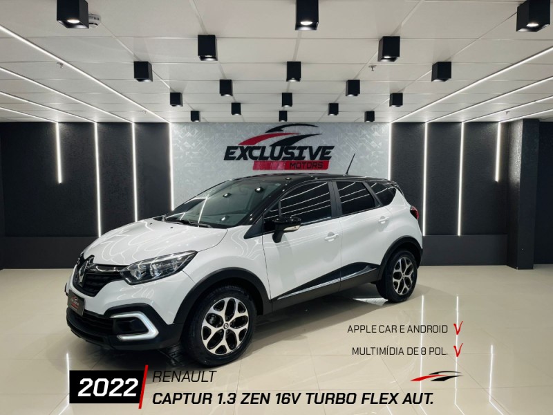 captur 1.3 zen 16v turbo flex 4p automatico 2022 caxias do sul