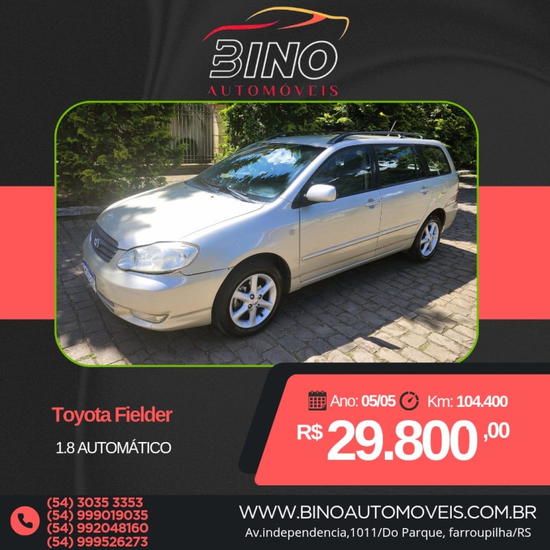 fielder 1.8 s 16v gasolina 4p automatico 2005 farroupilha