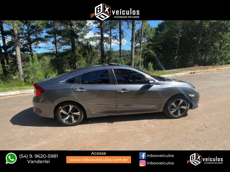 CIVIC 1.5 16V TOURING TURBO GASOLINA 4P AUTOMÁTICO - 2017 - GRAMADO