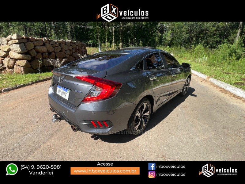 CIVIC 1.5 16V TOURING TURBO GASOLINA 4P AUTOMÁTICO - 2017 - GRAMADO