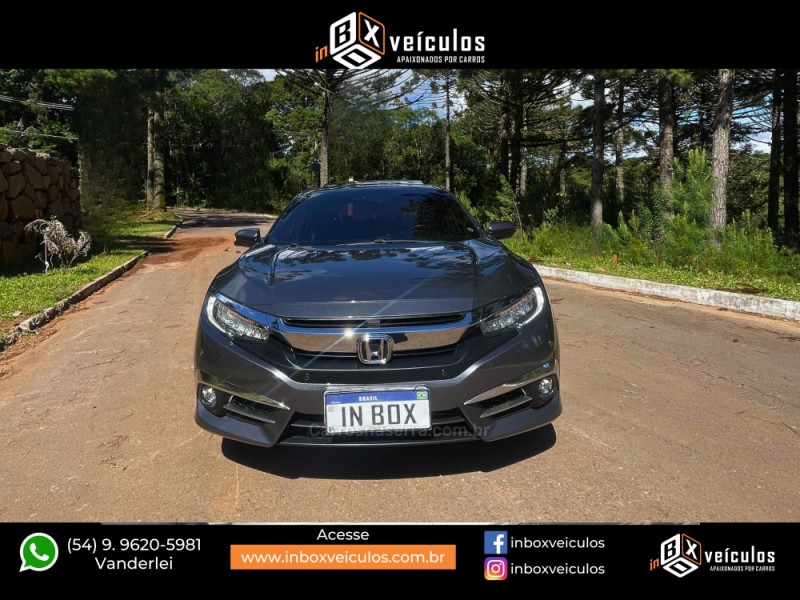 CIVIC 1.5 16V TOURING TURBO GASOLINA 4P AUTOMÁTICO - 2017 - GRAMADO