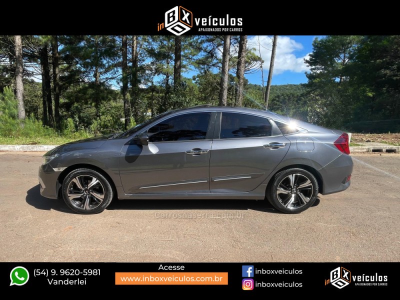 CIVIC 1.5 16V TOURING TURBO GASOLINA 4P AUTOMÁTICO - 2017 - GRAMADO