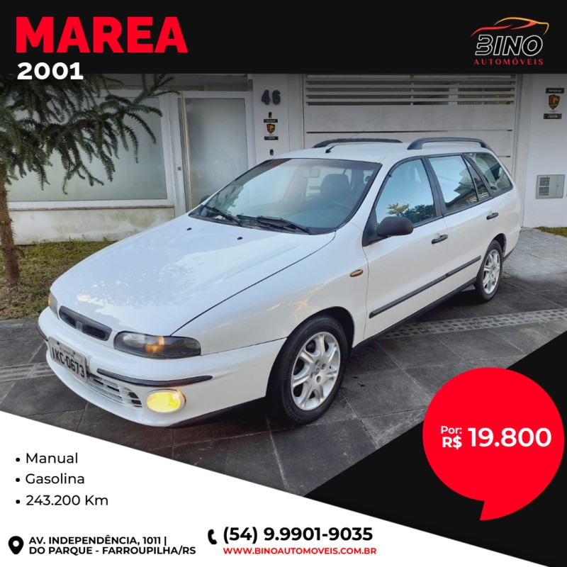 marea 1.8 mpi sx weekend 16v gasolina 4p manual 2001 farroupilha