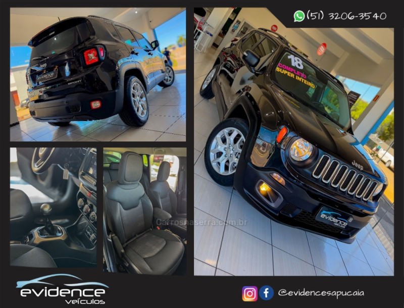 RENEGADE 1.8 16V FLEX SPORT 4P MANUAL - 2018 - SAPUCAIA DO SUL