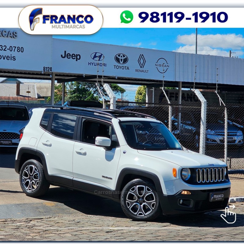 RENEGADE 1.8 16V FLEX LONGITUDE 4P AUTOMÁTICO - 2016 - VACARIA