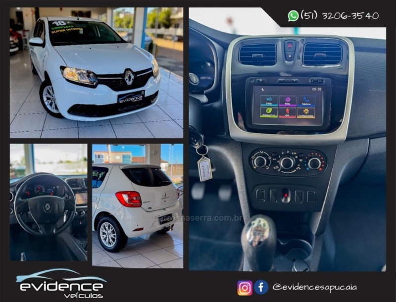 SANDERO 1.0 EXPRESSION 12V FLEX 4P MANUAL - 2018 - SAPUCAIA DO SUL