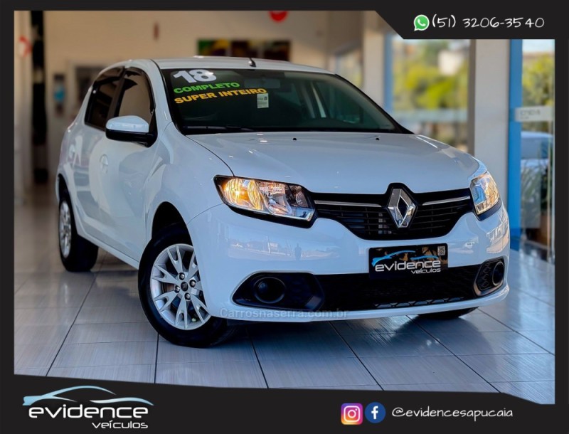 sandero 1.0 expression 12v flex 4p manual 2018 sapucaia do sul