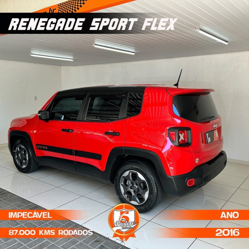 RENEGADE 1.8 16V FLEX SPORT 4P AUTOMÁTICO - 2016 - VACARIA