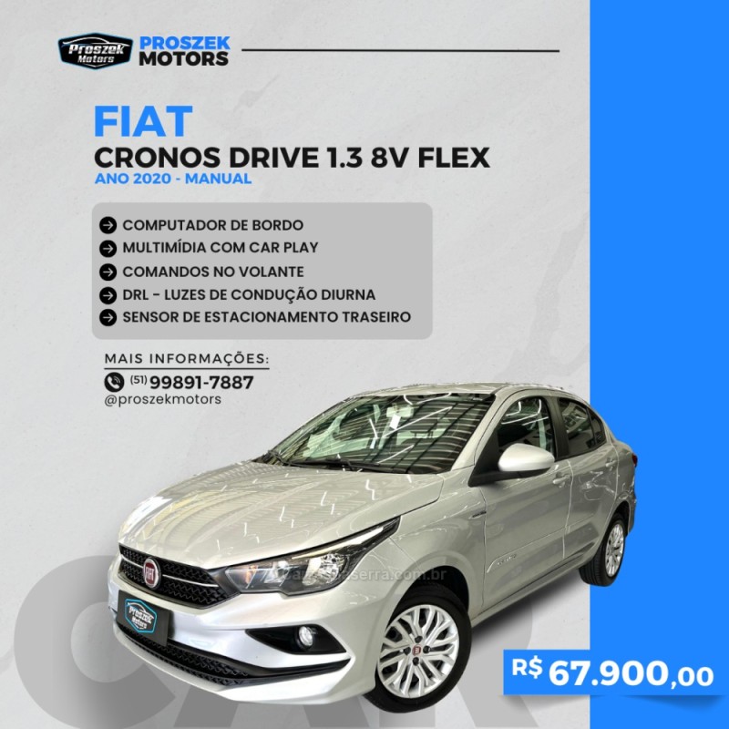 cronos 1.3 drive 8v flex 4p manual 2020 canoas