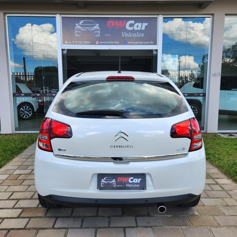 C3 1.6 EXCLUSIVE 16V FLEX 4P AUTOMÁTICO - 2014 - BENTO GONçALVES