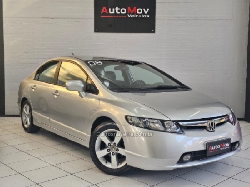 CIVIC 1.8 LXS 16V FLEX 4P AUTOMÁTICO - 2008 - CAXIAS DO SUL