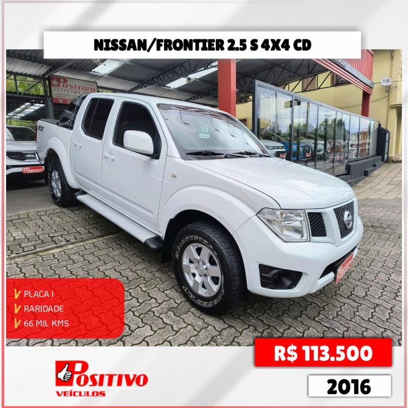 frontier 2.5 s 4x4 cd turbo eletronic diesel 4p manual 2016 caxias do sul