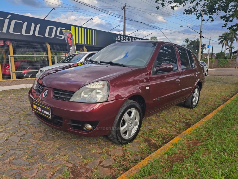 CLIO 1.0 PRIVILÉGE SEDAN 16V FLEX 4P MANUAL - 2008 - DOIS IRMãOS