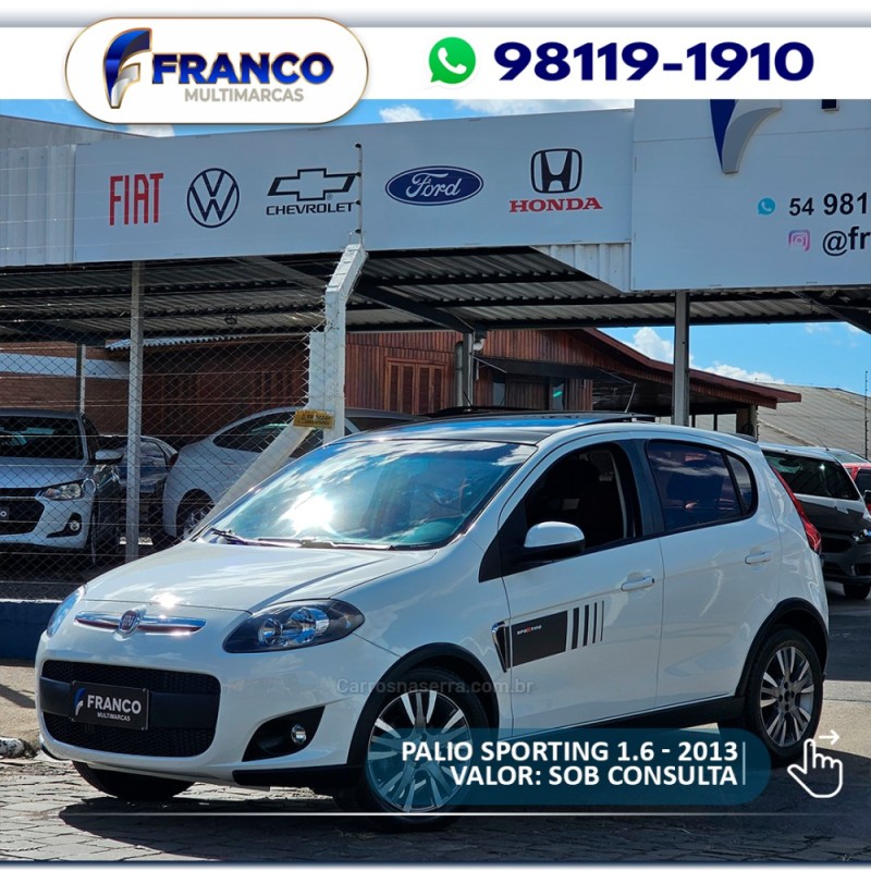 PALIO 1.6 MPI SPORTING 16V FLEX 4P MANUAL