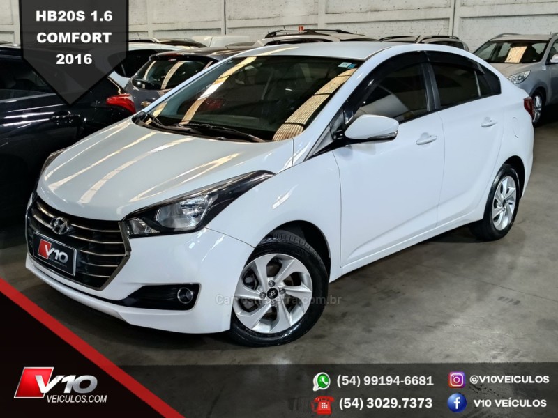 hb20s 1.6 comfort plus 16v flex 4p manual 2016 caxias do sul