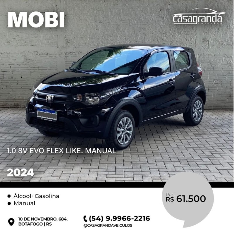 mobi 1.0 8v evo flex like. manual 2024 bento goncalves