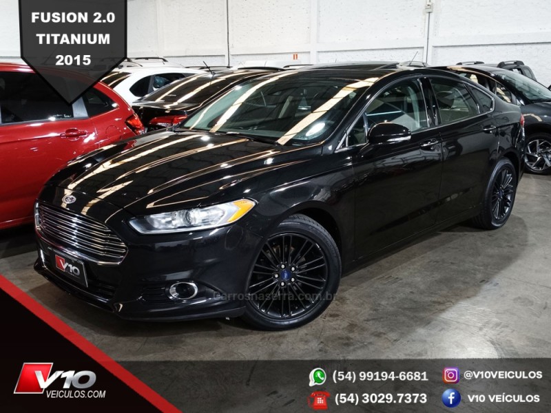 fusion 2.0 titanium gtdi ecoboost fwd gasolina 4p automatico 2015 caxias do sul